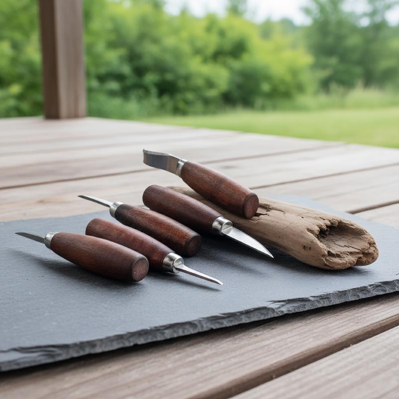 Wood Chisel Set - Outils pour sculpture sur bois, ciseau,