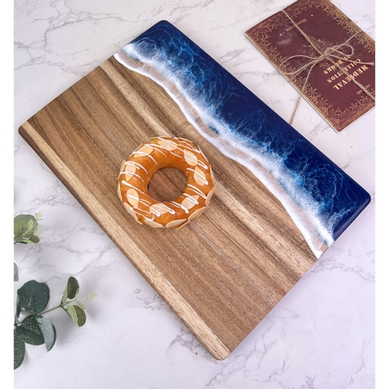 Woodworking Resin - Planche à découper en résine d'acacia