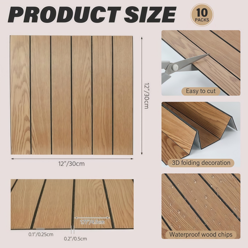 10 pièces, autocollants muraux - Woodworking Glue avis et prix
