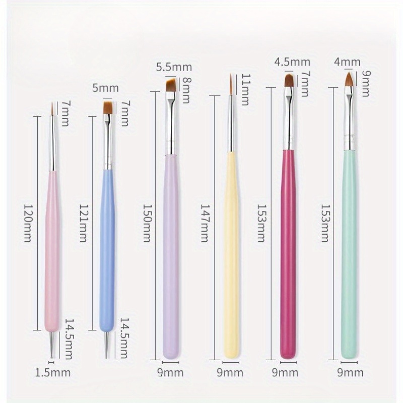 Ensemble de 6 pinceaux pour na - Wood Chisel Set avis et prix