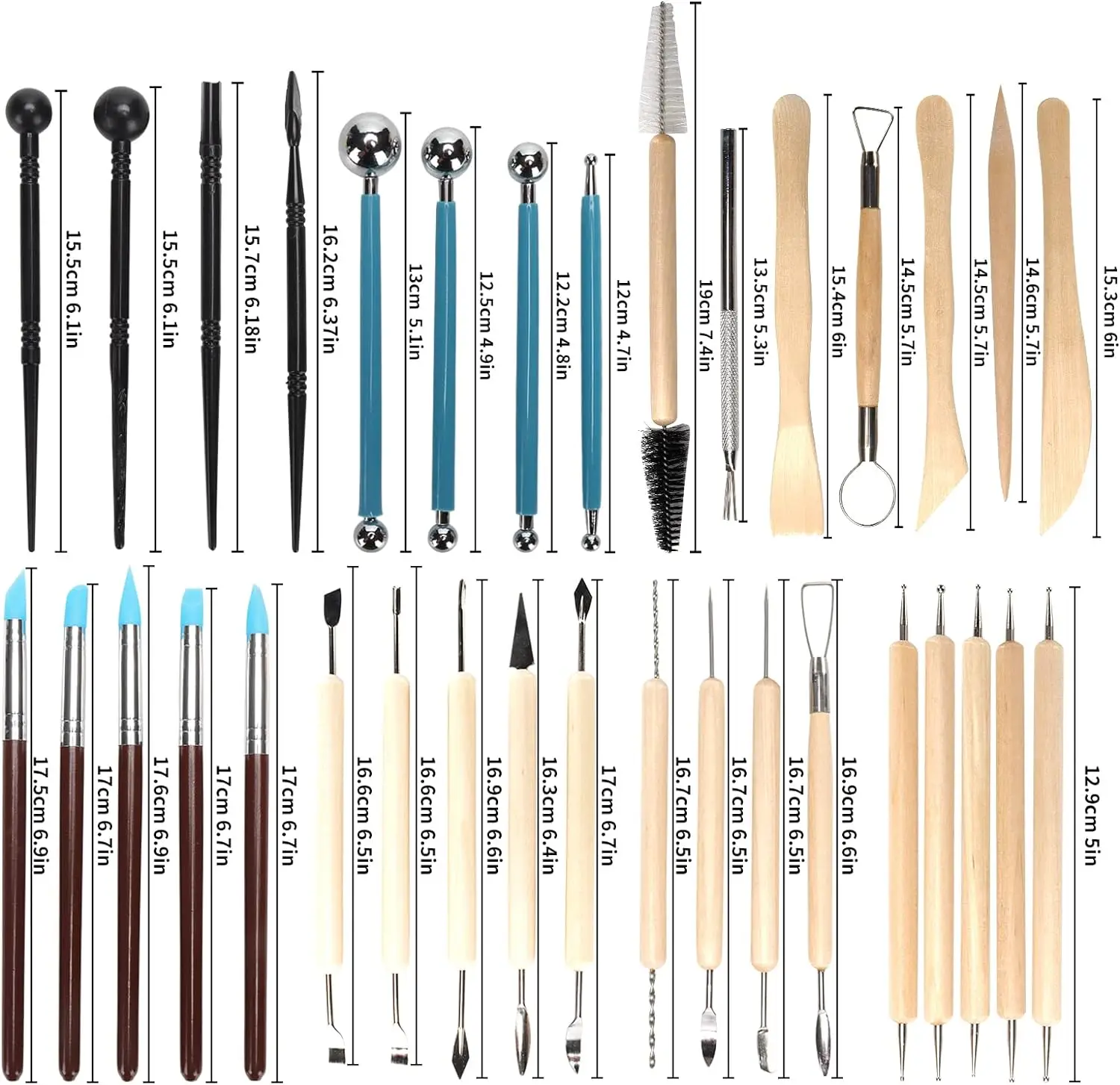 Ensemble d'outils de poterie 8 - Wood Chisel Set avis et prix